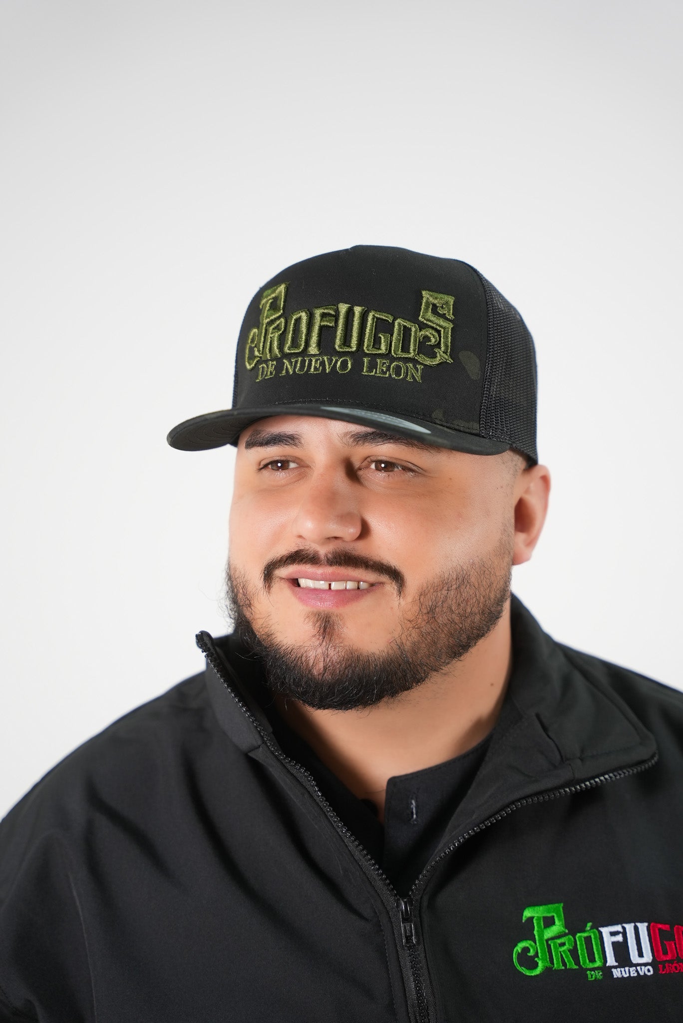 Prófugos Camo/Green/Black Snapback