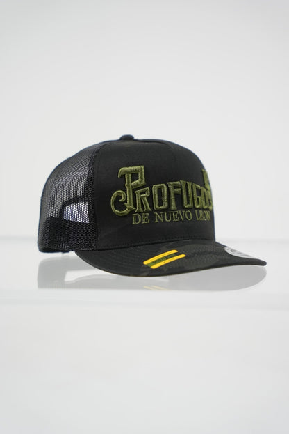 Prófugos Camo/Green/Black Snapback