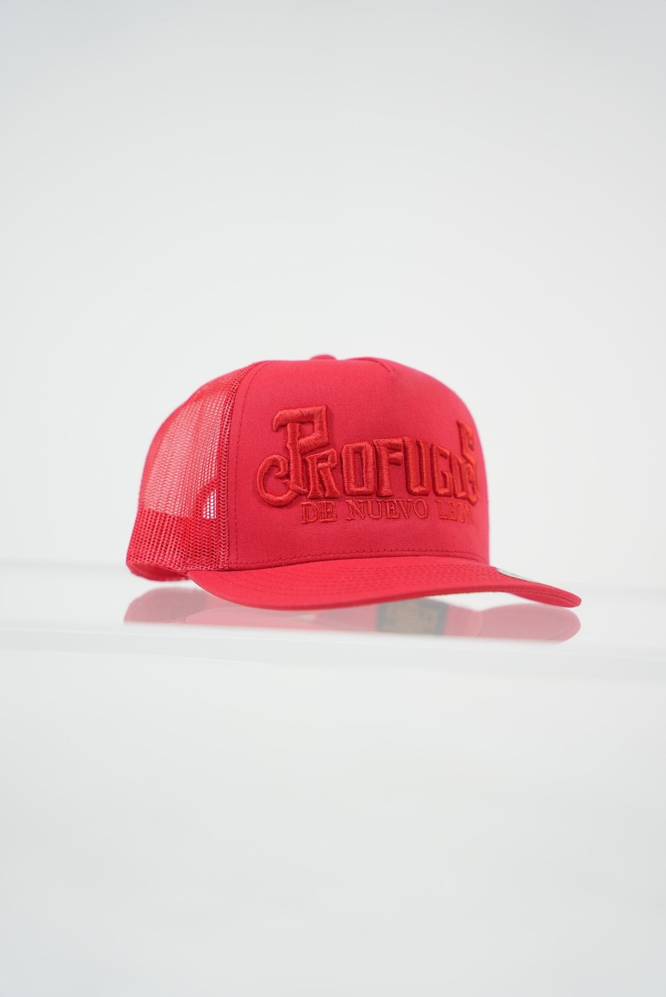Gorra snapback roja/roja de Prófugos